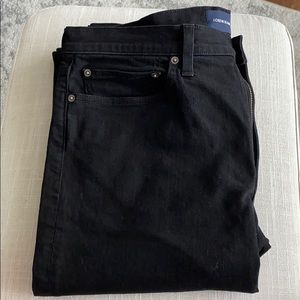 JCrew black 770 straight jeans